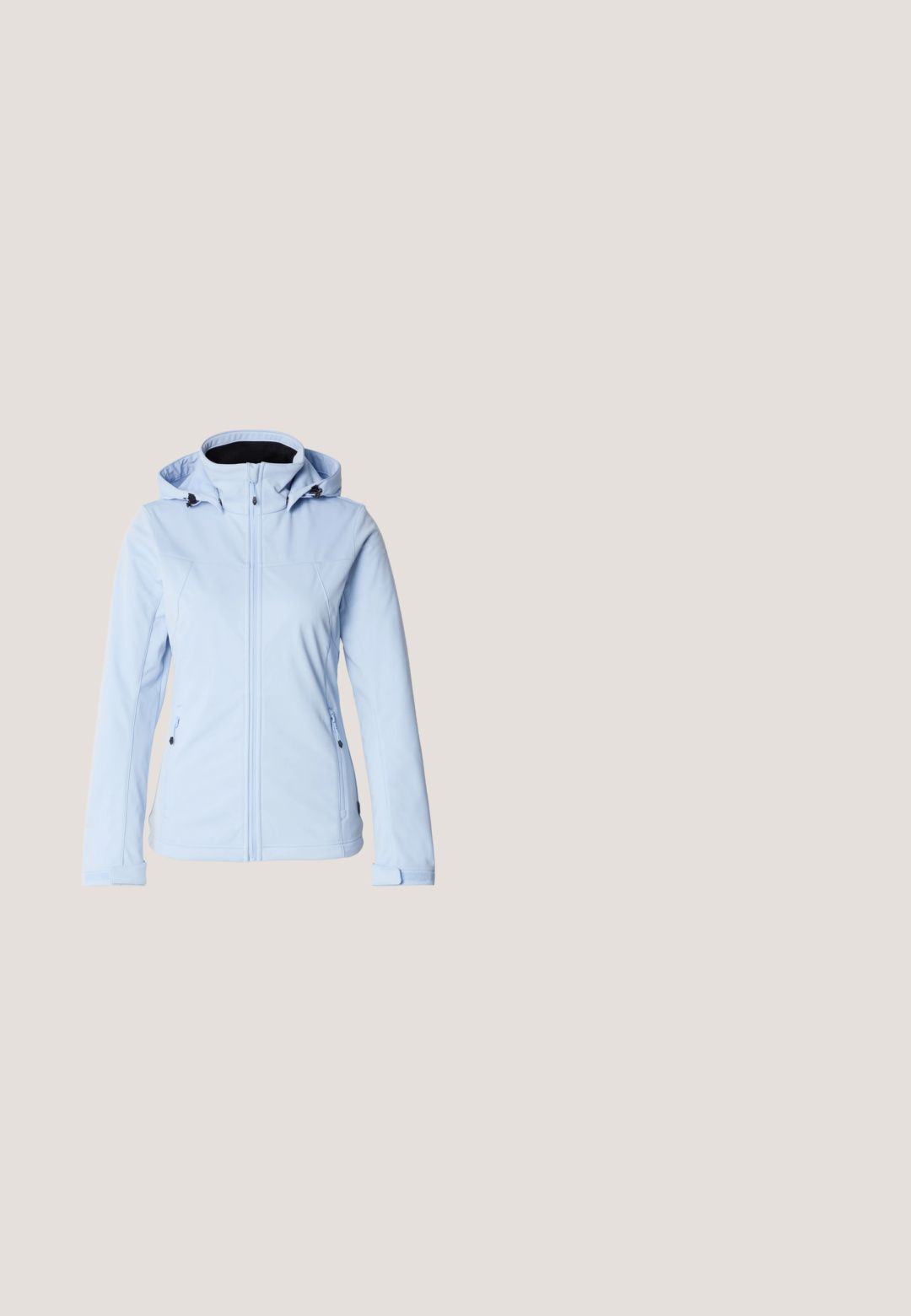 Veste à capuche zippée bleu clair avec manches longues, sangles de poignet réglables et deux poches avant zippées, présentée sur un fond blanc.; T-shirt de sport orange vif à manches courtes avec un petit logo blanc de New Balance sur la poitrine gauche, présenté sur un fond uni.; Shorts de sport gris avec une texture douce, une taille élastique et un ourlet légèrement incurvé. Présente de petites perforations pour la respirabilité.; Chaussure de course blanche New Balance avec logo rose et orange, en plein vol au-dessus d'une route asphaltée avec des marquages de voies blancs.; Lunettes de soleil à monture dorée avec des verres carrés violets et des embouts bleus sur des branches fines, présentées sur un fond blanc uni.; Moufles en laine grise avec une texture douce, des sommets arrondis et une manchette côtelée pour un ajustement sécurisé. Présentent un pouce pour une meilleure dextérité.