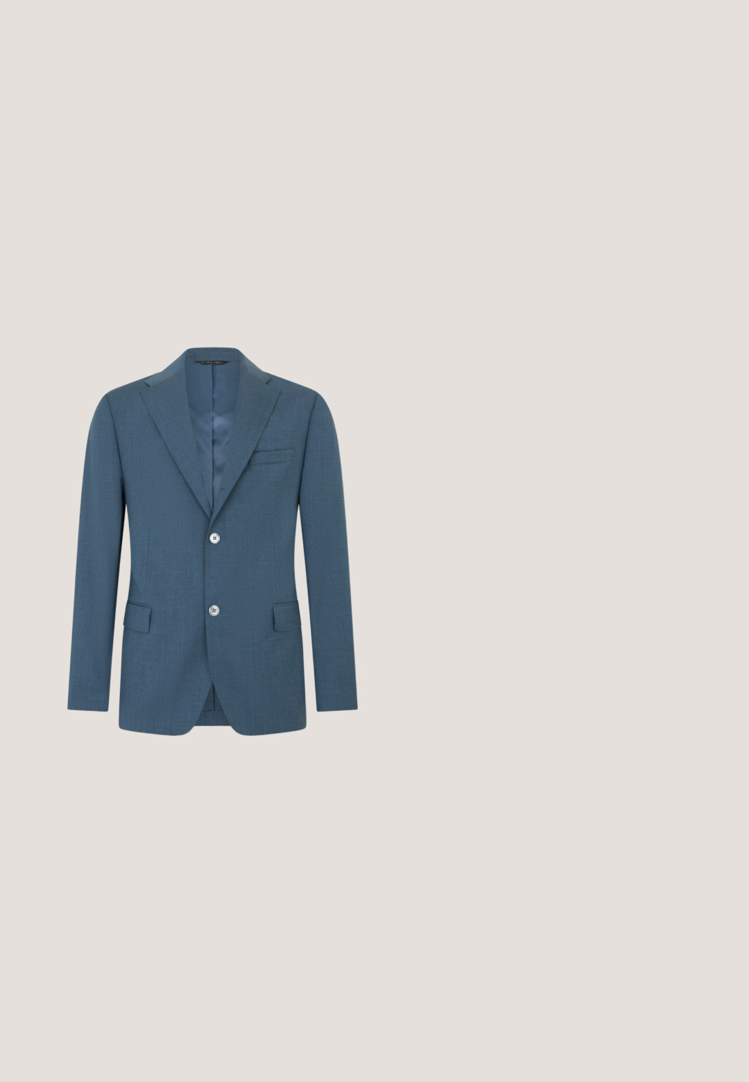 Blazer bleu pour homme à simple boutonnage avec revers crantés, deux poches à rabat à l'avant, une poche poitrine, et fermeture à deux boutons.; Pull en maille couleur crème à manches longues avec col rond, poignets et ourlet côtelés, étiquette taille moyenne de la marque Next.; Chemise à manches longues couleur rouille, en coton, avec un col boutonné, une poche avant et des boutons blancs le long de la patte de boutonnage.; Pantalons marron ajustés en tissu texturé. Dotés d'une fermeture à un bouton, de deux poches avant et d'une coupe droite.; Baskets en cuir beige clair avec des lacets plats, une surface texturée et une semelle en caoutchouc crème contrastante, associées à un pantalon noir fuselé.; The Bridge Ceinture - brown-palladium