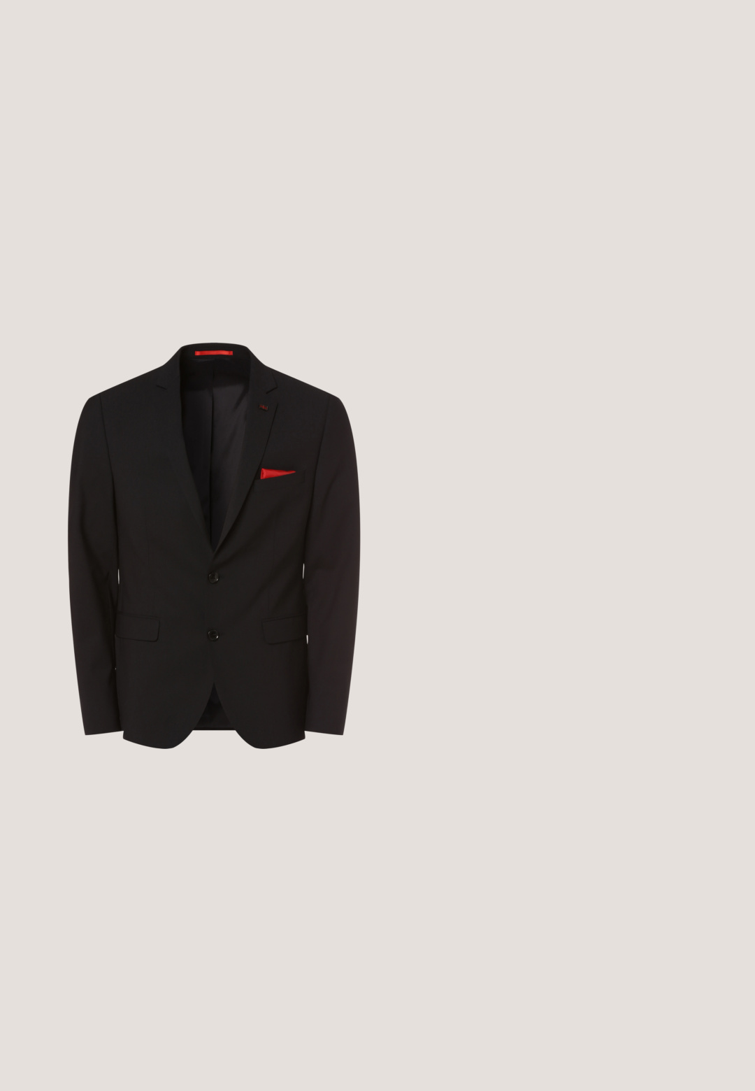 FINSHLEY & HARDING LONDON LONDON BAUKASTEN - Veste de costume - marine; FINSHLEY & HARDING Chemise - schwarz; Pantalons gris sur mesure en tissu lisse, présentant un devant plat, des passants de ceinture, et un design slim avec des poches latérales.; Chaussures en cuir noir avec un bout rond, des détails en dentelle et une semelle texturée avec traction. Les finitions lisses rehaussent le design global.; Sacoche d'ordinateur portable rectangulaire noire avec double poignée et sangle d'épaule ajustable, avec petit logo blanc Karl Lagerfeld à l'avant.; Ceinture en cuir noir avec une boucle rectangulaire en argent élégante, arborant une texture lisse et un design simple et classique.