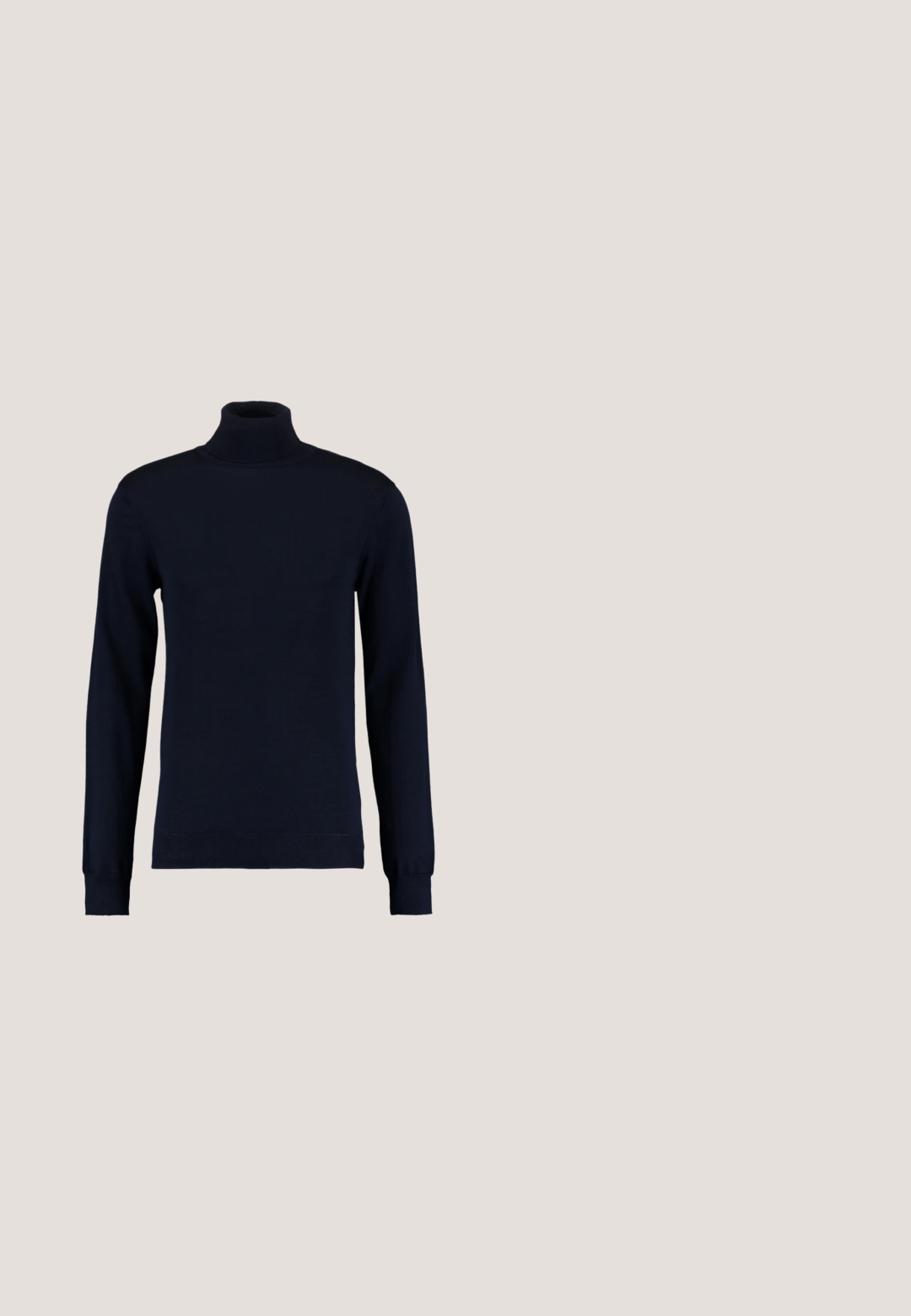 Tume sinine turtleneck kampsun, mis on valmistatud pehmest, kootud kangast. Omab pikki varrukaid ja soonilise ääristusega kaelaava ning mansetid. Lihtne disain.; Oliivrohelised püksid, valmistatud tekstuuriga kangast, millel on paelaga vöökoht ja sirged sääred, esitatud valge taustaga.; Pruun nahast meeste ametliku kingaga, millel on mustad paelad ja madal konts, nähtud küljeküljel neutraalsel taustal.; Sinised ristkülikukujulised päikeseprillid paksude raamidega ja toonitud läätsedega, mis puhkavad valgel pinnal.; Tumesinine lips, millel on diagonaalsed triibud helesinisest ja valgest, tekstuuriga kangas, kitsas vorm, terav ots, millel on kudumiskujundus.; Pruun nahkrihm hõbedase ristkülikukujulise pandlaga, millel on peened õmblused ja sile tekstuur.