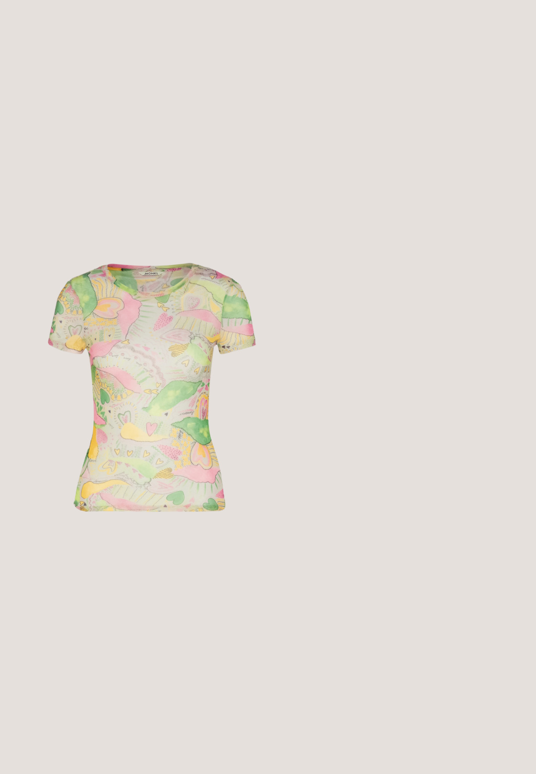 Monki T-shirts print - grey dusty light; Sorte, lange, brede bukser lavet af blødt, pelsagtigt stof med elastisk talje. Glat tekstur og ensfarvet, uden synlige mønstre eller detaljer.; Sortlæder ankelstøvle med spids tå, en slank silhuet og en kraftig firkantet hæl. Glat tekstur med minimale stikninger.; Lyserøde transparente solbriller med ovale linser, mørkerød toning og slanke stænger, der har en glat overflade og diskret detaljering på rammen.; Struktureret burgunder lædertaske med tekstureret overflade. Har en buet form, justerbar rem og en klaplukning med guld accenter.; Pilgrim Øreringe - gold-coloured