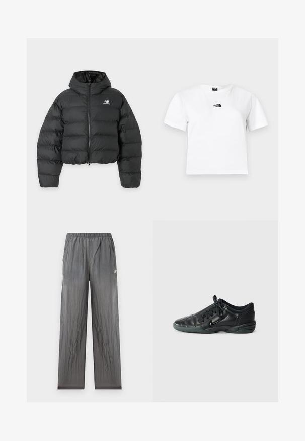 Outlined Jacket New Balance BOSTON PUFFER JACKET - Winter jacket - black - Zalando.co.uk