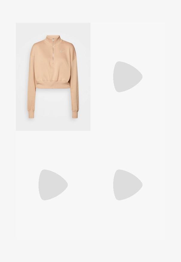 Nike Sportswear Mikina - hemp/sail; BDG Urban Outfitters BAGGY CARGO - Džínsy voľného strihu - acid pink; Tenisky Nike P-6000 s vrchným materiálom z jemnej šedej sieťoviny, čiernymi akcentmi a odolnou čiernou gumovou podrážkou. Obsahujú jemný dizajn a systém šnurovania.; Hnedé slnečné okuliare s motívom korytnačiny, ostré rámy a štíhle nožičky. Ľahký plastový materiál.