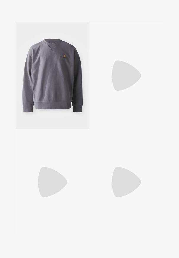Sweatshirt gris avec un col rond, des poignets et un ourlet côtelés. Présente un logo brodé jaune et rouge sur la poitrine. Fabriqué en tissu doux.; T-shirt gris à manches courtes en matériau mélangé coton, avec texte bleu "DICKIES" sur la poitrine gauche. Design classique à col rond.; Pantalons cargo gris en tissu résistant. Les caractéristiques incluent une taille élastique, deux grandes poches latérales et une coupe droite.; Timberland AUTHENTIC 3 EYE - Chaussures bateau - wheat