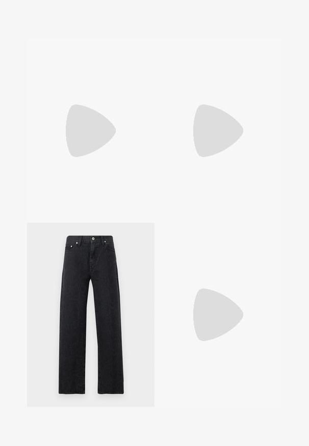 Must must sleevesega jersy, millel on valged triibud, esiküljel on broderitud number "10" ja "+ TEAMGEIST". Valmistatud pehmest ja hingavast materjalist.; Mustad kõrge vöökohaga sirgele jalale teksad, peene leopardi mustriga, ees nupp, tõmblukk ja viie tasku disain.; Tumepruun seemisnahast tennisking roosade detailidega, millel on kolm roosat triipu, tekstuurse tallaga ja küljele paigutatud logoga. Klassikalise madala profiiliga disain.; Kandilised mustad päikeseprillid tumedate läätsedega. Omavad ketti, mis tagab kindla kandmise. Valmistatud kergest plastikust, millel on mati viimistlus.