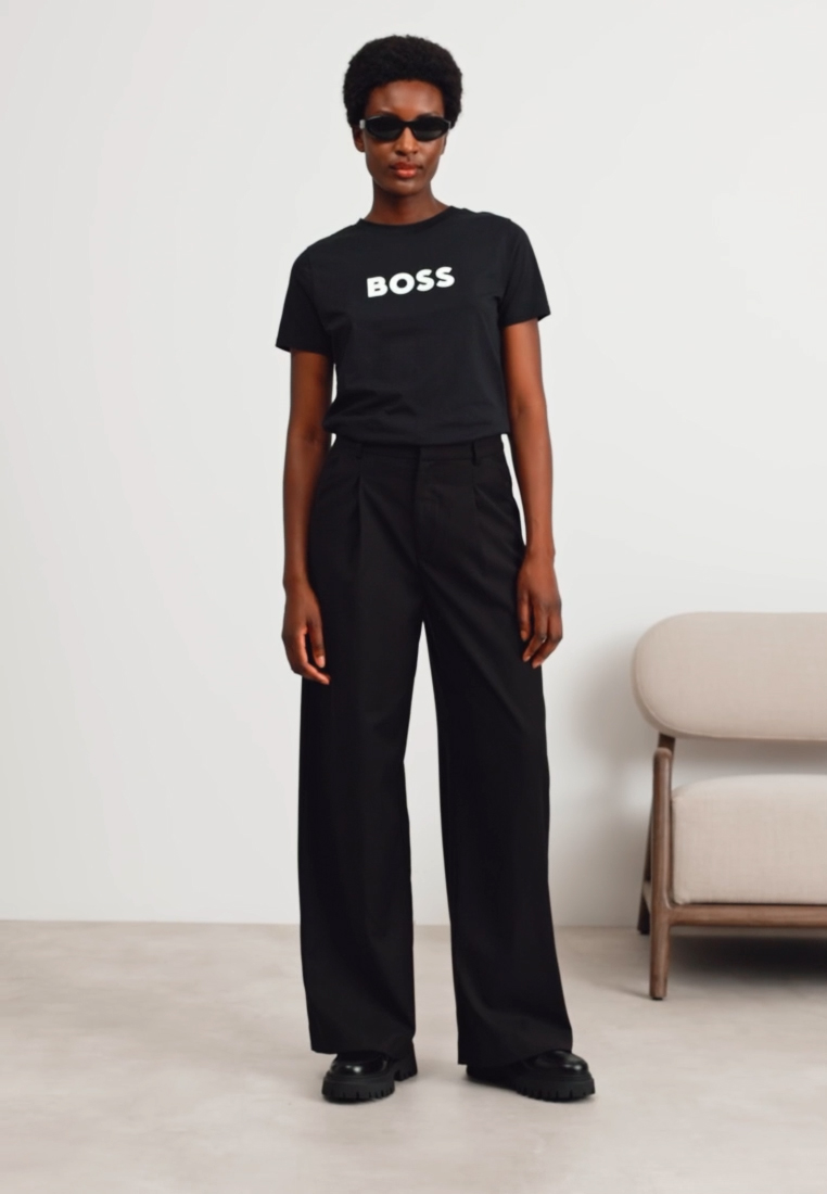 BOSS Men's Shirt Con Stampa Black
