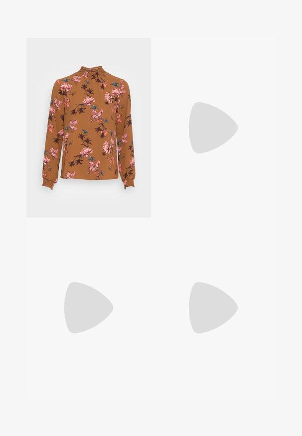 ONLY ONLNOVA SMOCK Blouse Argan Oil fall Devon brown Zalando co uk
