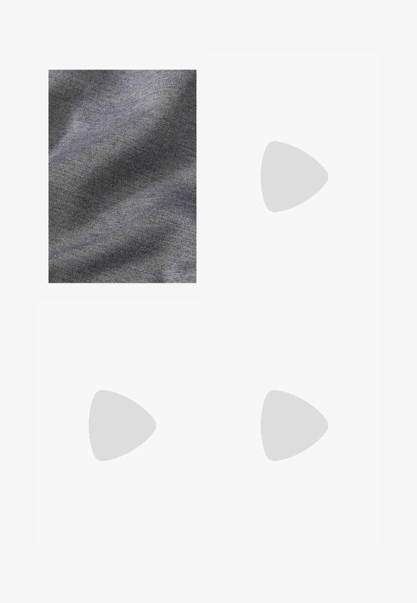 Pilka, tekstūruota medžiaga su minkštu megztu raštu, turinti subtilų gradientinį efektą ir susipynusias gijas, sukurtas gylio ir dimensijos.; Šviesiai žalia be rankovių palaidinė, pagaminta iš kvėpuojančio tinklinio audinio, su apvaliu iškirpimu ir laisvu siluetu, užtikrinančiu patogumą ir judėjimo laisvę.; Juodos tamprės, pagamintos iš elastingos medžiagos, su aukštu liemeniu. Lygus paviršius, prigludusi forma ir jokių matomų papuošimų ar raštų.; Champion RT25 - Avalynė treniruotėms - white/light grey