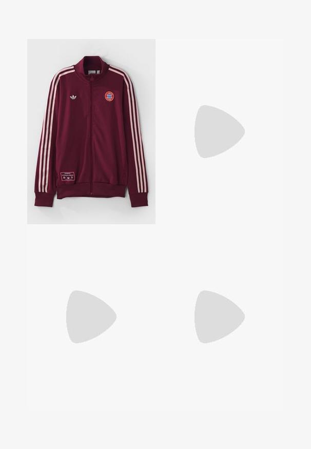 Bordowa kurtka z zamkiem błyskawicznym z białymi paskami Adidas na rękawach, haftowanym logo i naszywką na dolnym brzegu. Gładka faktura, sportowy krój.; Biała bawełniana koszulka, okrągły dekolt, krótkie rękawy, luźny krój, gładka faktura, brak widocznych wzorów lub akcentów.; Szare szorty typu culotte wykonane z fakturowanej tkaniny, z wysokim stanem, szlufkami na pasek oraz dwiema tylkami kieszeniami.; Wysoki tenisówka z płótna w jaskrawym żółtym kolorze z białymi oczkami na sznurówki, białą gumową osłoną palców i czarnym paskiem na śródstopiu.; Srebrny zegarek ze stali nierdzewnej z okrągłą zieloną tarczą, srebrnymi znacznikami godzin, wyświetlaczem daty i metalową bransoletą. Wodoszczelny do 50 metrów.