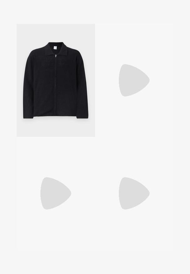 Won Hundred MAZAR  - Cardigan - black; NN.07 ADAM - T-shirts - black; NN.07 BILL - Bukse - black; Filling Pieces MONDO GAME  - Joggesko - black