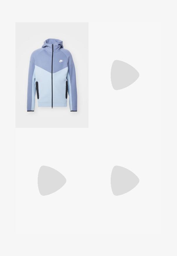 Nike Sportswear Sweatjakke - light armoury blue/ashen slate white; Pier One by Zalando 7 PACK - T-shirts basic - white; Nike Performance Træningsbukser - midnight navy/white; Nike Sportswear AIR FORCE 1 '07 - Sneakers - black/white
