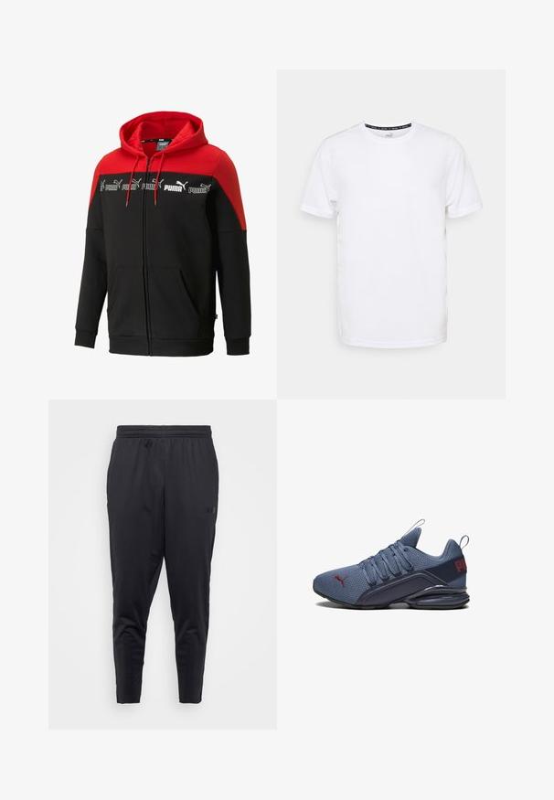 JAKO Trainingsbroek Power Kinder 8423k-900 van flame/marine JAKO Trainingsbroek Power Kinder 8423k-900 van flame/marine