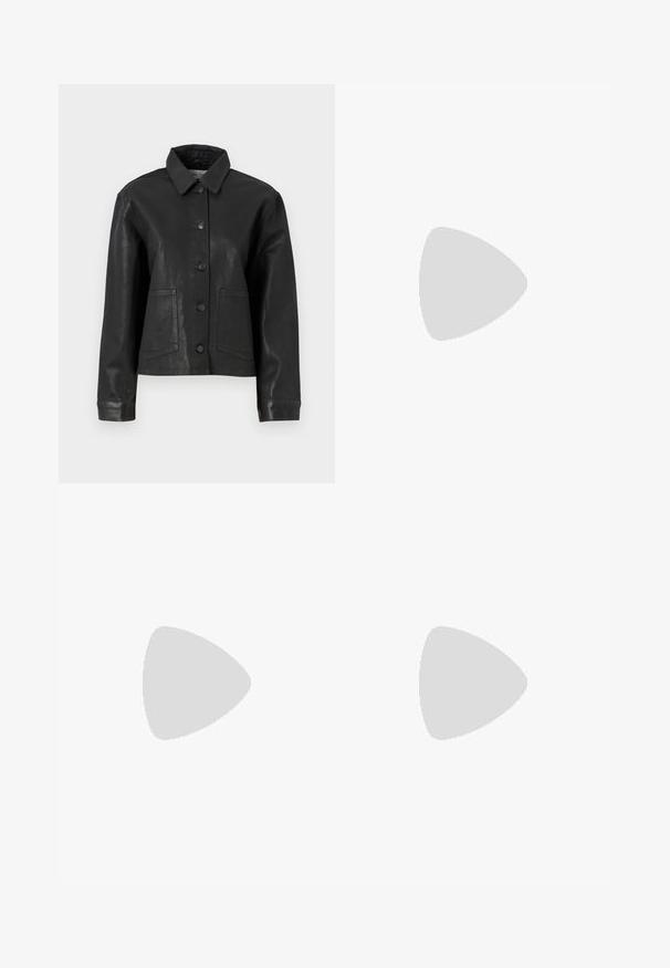 Samsøe Samsøe NADINA JACKET FOIL  - Farmerdzseki - black void; Samsøe Samsøe CAMINO - Basic póló - white; Samsøe Samsøe HARPER CULOTTE - Széles szárú - caribbean blue; Samsøe Samsøe SANOA - Sportcipő - bluefin