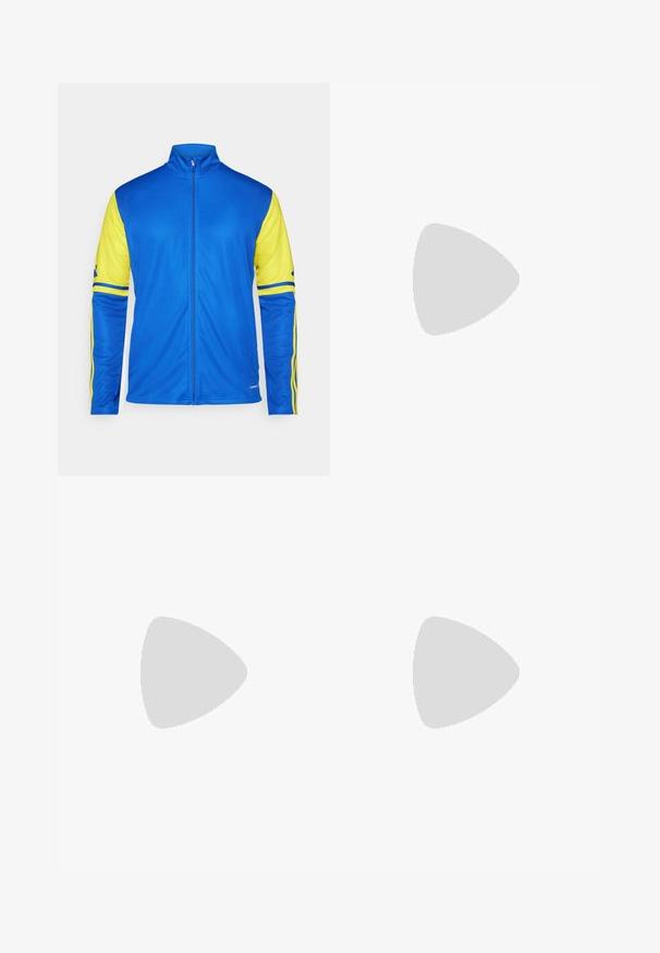 adidas Performance SQUADRA25  - Sportinė striukė - team royal blue/team yellow; adidas Performance POWER TEE - Sportiniai marškinėliai trumpomis rankovėmis - black; Kappa Treningo apatinė dalis - black; adidas Performance RUNFALCON 5 - Bėgimo batai plentui - core black/footwear white/core black