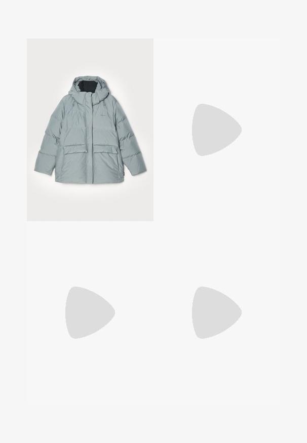 Holzweiler BESSEGGEN JACKET - Dunjakker - grey; Won Hundred Skjortebluser - anthracite; AERON PANTS - Bukser - steel; Filippa K REY FLAT - Ballerinasko - black