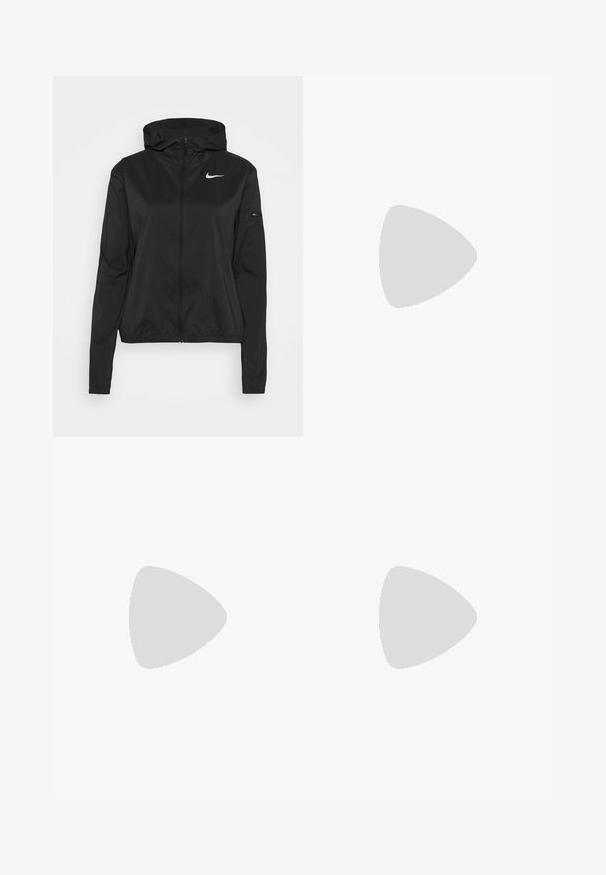 Nike Performance Running jacket black/silver/black Zalando.co.uk