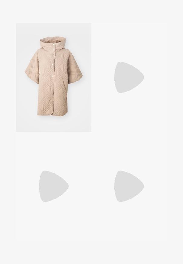 Barbour ASTOR beżowy; HUGO - Bluzka; BOSS TOLALA beżowy; Tommy Hilfiger - Botki na platformie; Skagen AGNETHE  srebrny