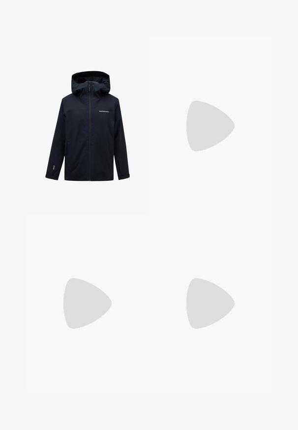 Peak Performance M RIDER  - Lumelauajope - black; Beež Salomoni lühikeste käistega spordit-särk ümmarguse kaelusega ja õrnade valgete graafiliste joontega külgedel.; Tumed sportlikud lühikesed püksid valgete äärtega ja Under Armour'i logoga. Kerge kangas koos tekstuuriga pinnaga, loodud mugavuseks füüsilise tegevuse ajal.; Kerged jooksujalatsid helesinises värvuses mustade triipudega. Omavad siledat pealispinda, ümarat varvase osa ja paksu valget vahemõõtu, millel on silt "LIGHTSTRIKE PRO".