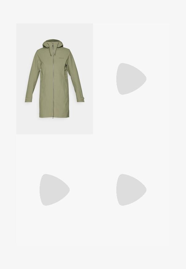 Vihreä vedenpitävä takki, jossa on huppu, etuvetoketju ja säädettävät hihansuut. Ominaisuuksina suora leikkaus ja sileä pinta. Brändilogo rinnassa.; Tummanharmaa pitkähihaisen paidan graafinen kuva punaisista puista ja vuorista; "COLUMBIA" -logo lihavoituna valkoisella tekstillä. Pehmeä kangas, normaali pyöreä kaula-aukko.; Tummansiniset housut, jotka on valmistettu sileästä kankaasta. Niissä on edessä nappikiinnitys, slim fit -malleista, ja polvissa on taitteet.; Columbia PEAKFREAK - Vaelluskengät - black
