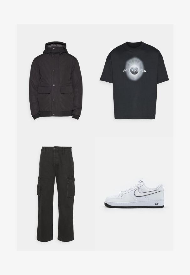 Nike Sportswear AIR FORCE 1 07 - Trainers - white/black/white - Zalando.co.uk