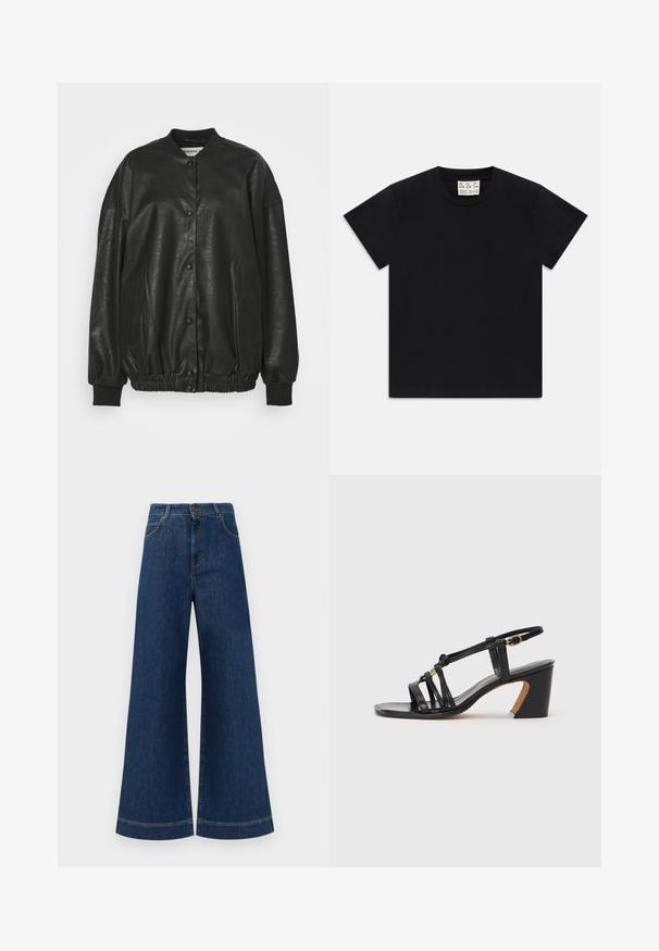 Mustmust mustrjakker mustnagamustiga mustna mustmata mustmasdaga mutuuna arti возбрак машина с стежками на воротнике, кнопковым застежкой, эластичной талией и боковыми карманами.; Must valge lühikeste varrukatega T-särk ümarast kaelusest mustal taustal, mille krae sees on valge silt, kus on kirjas "D.R.C. EST. 2002".; Laia siniste denim pükste suur jalg, kõrge vöökoht, nupuga kinnitamine, vöökohad ja peened õmblusdetailid taskute ja äärte ääres.; Paul Smith AMIRA - Klassikalised kontsakingad - black