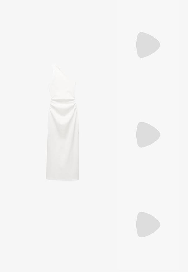 PULL&BEAR ASYMMETRIC - Maxikjoler - white; adidas Originals SAMBA OG UNISEX - Sneakers - footwear white/core black/granit; Even&Odd by Zalando Solbriller - black; Mango Skuldertasker - beige