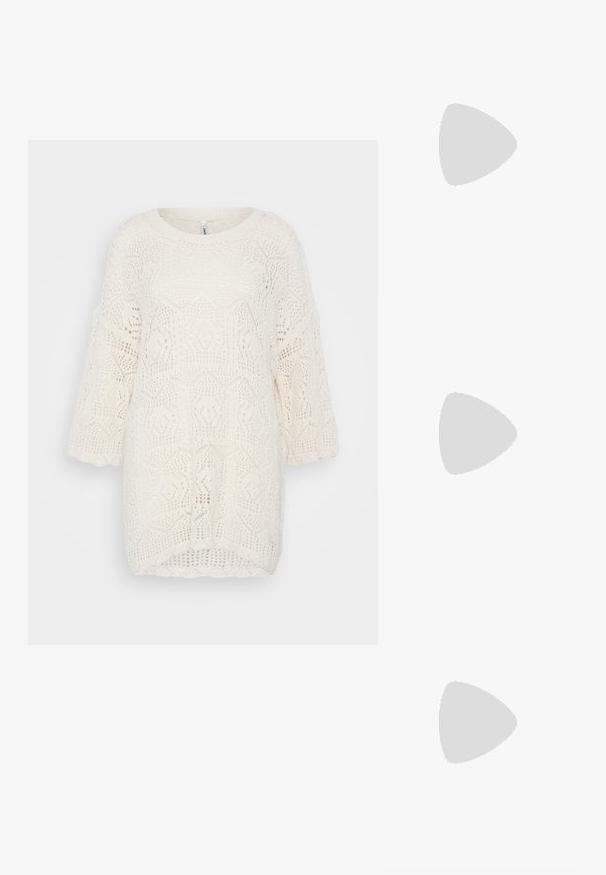 Onllleelo Stripe Back Pullover Knit Black Stripes Cloud Dancer