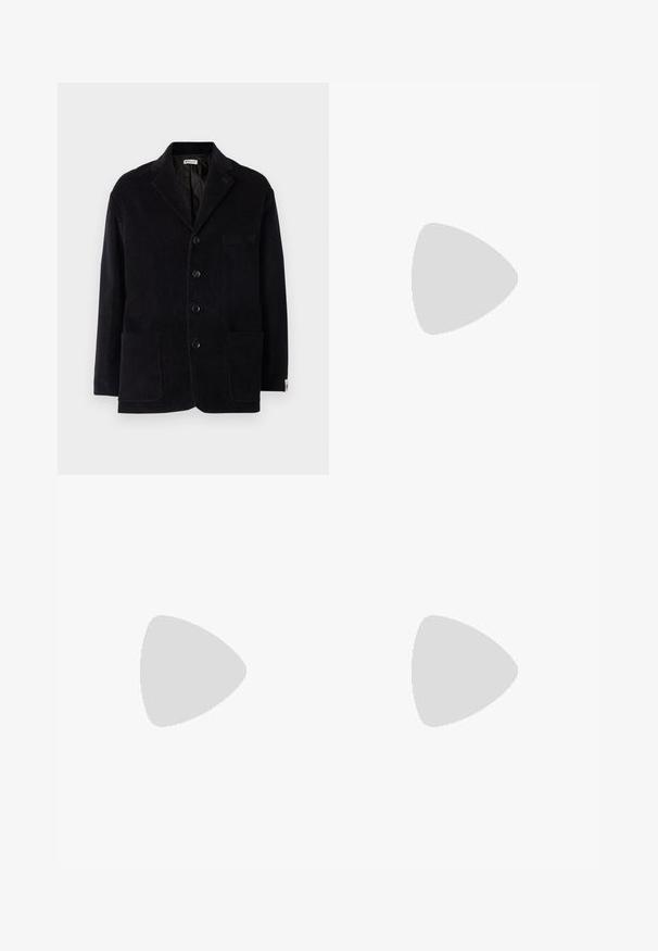 Bally Veste de costume - black; Filling Pieces PATCH KNOT UNISEX - T-shirt imprimé - white; J.LINDEBERG JUN OXY TECH STRETCH PANTS - Pantalon classique - navy; Filling Pieces TOP CRUMBS - Baskets basses - black