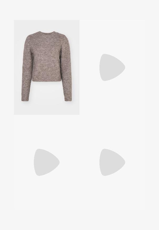 Light brown, cropped sweater with long sleeves, round neckline, and a textured knit fabric. No visible patterns or hardware details.; Fuchsia, knee-length skirt made of smooth, stretchy fabric with a simple design and no visible hardware or embellishments.; Zign Boots - black; Tortoiseshell sunglasses with oval frames and green lenses. Features thin arms with a metallic accent near the hinges.
