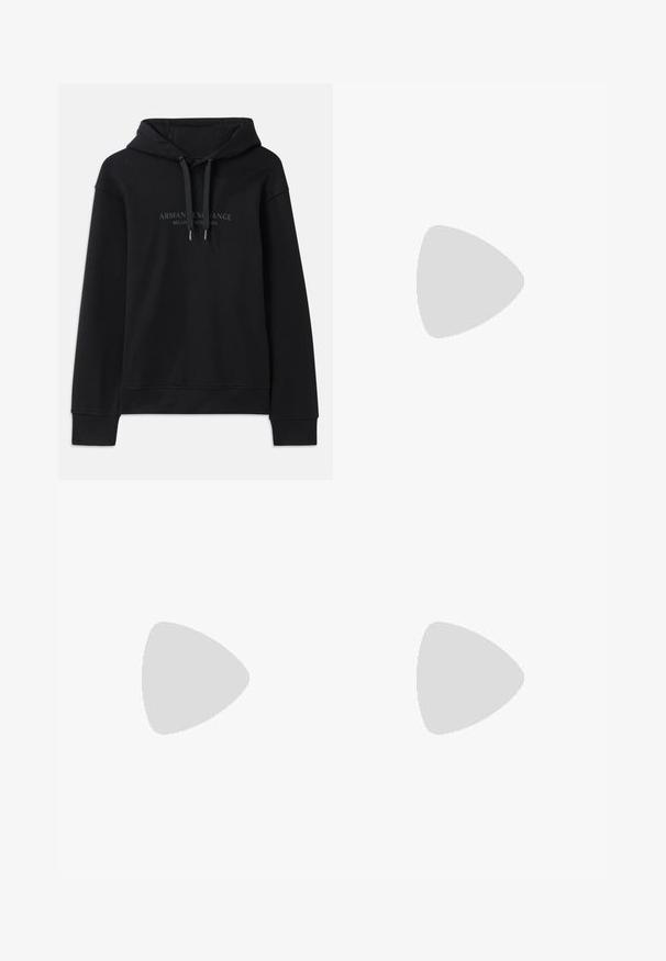 Sort hættetrøje lavet af blødt stof, med snoretræk i hætten og ribbede manchetter. Broderet logo i mørke nuancer på fronten.; Filippa K TERRY CROPPED TROUSERS - Bukser - sage melange; Hvide lædersneakers med en glat overflade, rund tå, flade snørebånd og en tekstureret sål. Har et diskret logo på hælen.; Sorte runde solbriller med mørke linser og slanke metalarme. Inkluderer klare tempeltips og sølvdetaljer ved hængslet. Minimalistisk design.