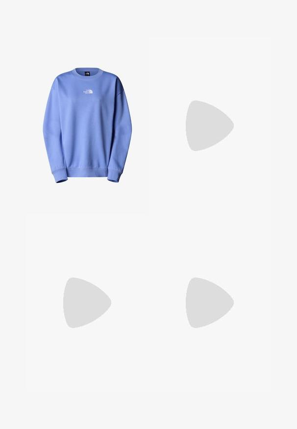 The North Face ESSENTIAL CREW - Sweatshirt - virtual blue; Stradivarius FLOWING WITH DARTS  - Trousers - light yellow; Puma SPEEDCAT - Trainers - archive gold/white; Le Specs NYMPH UNISEX - Sunglasses - gold-coloured; Replay Handbag - black; Only & Sons ONSCLARK PEARL PARTY NECKLACE UNISEX
 - Necklace - white