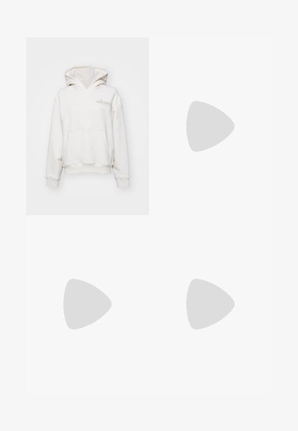 Ellesse EIENES - Sportska majica - off white; Crna skraćena majica od pamuka, sa kratkim rukavima, okruglim izrezom i malim bijelim logom na lijevoj strani prsnog koša.; Široke traperice od srednje teškog plavog pamučnog platna. Sadrži klasični dizajn s pet džepova i zatvaranje na munju s dugmetom.; Bijele kožne tenisice s bež nubuk naglascima, perforiranim prednjim dijelom, ravnim čipkama i teksturiranom kremastom potplatom. Sadrži suptilni brend na pete.