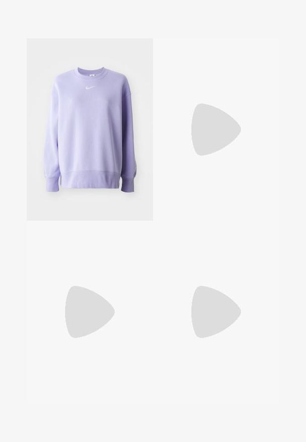 Nike Sportswear LONG CREW - Sweatshirt - lilac ice/sail; Nike Sportswear TEE EDAY - T-shirt imprimé - orewood; Nike Sportswear Pantalon de survêtement - blue tint/white; Nike Sportswear FIELD GENERAL - Baskets basses - burgundy crush/phantom-baroque brown; Le Specs GLITCH UNISEX - Lunettes de soleil - satin rose