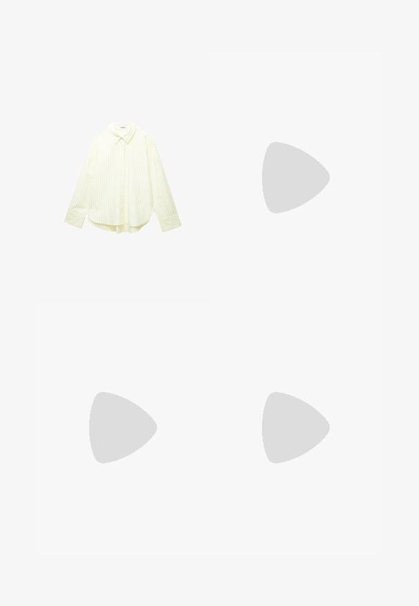 Navy sininen hihaton paita, jossa on V-aukko, tarveteetettu vyötärö ja säädettävä nauha. Koristustikkaukset kaula-aukossa ja helmassa.; PULL&BEAR STRIPED  - Paitapusero - yellow; Keltaiset puuvillashortsit, joissa on siniset pystypaidat, elastisella vyötäröllä ja edessä kolme nappisuljenta. ; Denim sandaalit, joissa on kolme ohutta narua, jotka on koristeltu kimalteilla, terävä nilkka ja metallinen, korkean koron muotoilu. Liukumaton pohja.; Kudottu korikassi vaalean beige väri, suorakulmainen muoto ja pehmeä sisäpussi; sisältää kaksi pitkää kantohihnaa.