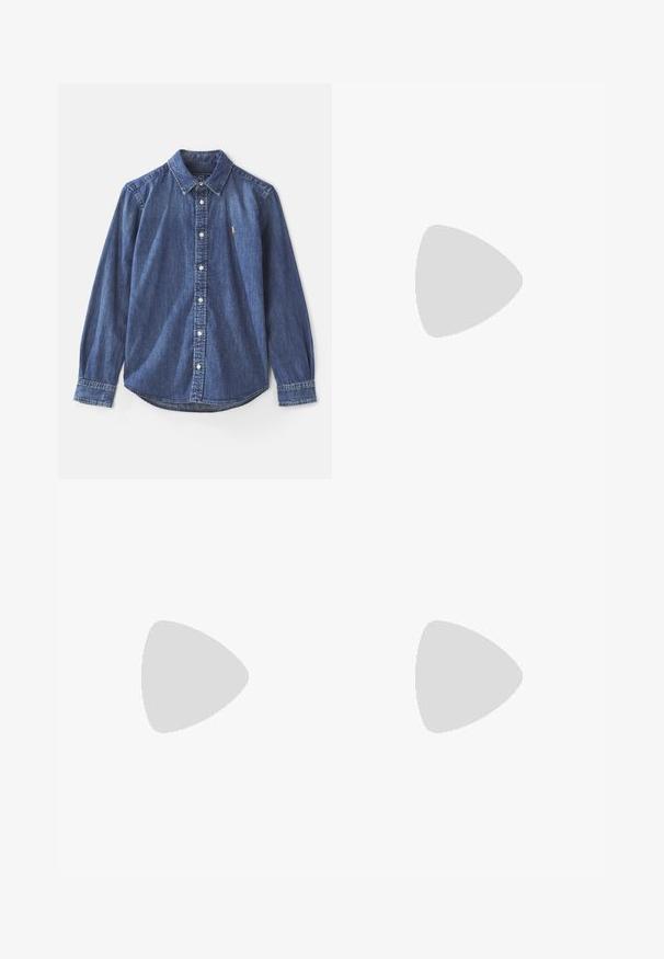 Polo Ralph Lauren COTTON SHORT SLEEVE POLO SHIRT - Poloshirts - white/cruise royal; Polo Ralph Lauren Skjortebluser - merced wash; Polo Ralph Lauren BOOT JEAN - Jeans Bootcut - candaze wash; Polo Ralph Lauren HERITAGE COURT II LEATHER TRAINER UNISEX - Sneakers - white/newport navy