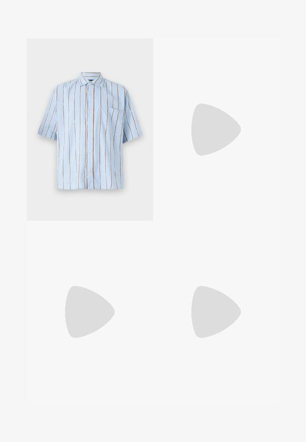 BLKVIS - Top; GAP - Koszula; BLKVIS UNISEX mleczny; Bronx UNISEX czarny; Casio - Zegarek