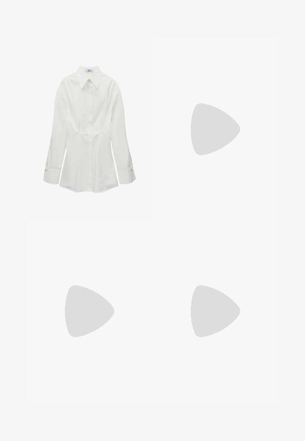 Mango SEVENUS - Cămașă - off-white; Next REGULAR FIT - Pantaloni scurți - white; Mocassini negri din piele, cu un finisaj neted, având detalii cusute și o bandă ridicată în față, așezate pe o suprafață metalică.; Geantă hobo din piele maro, cu o curea de umăr curbată, textură moale și un buzunar lateral cu fermoar pentru o funcționalitate suplimentară.