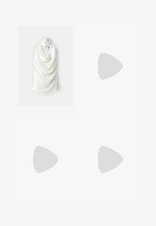 Pinko ARRAS BLUSA - Top - bianco giglio; Pantaloni neri a taglio dritto, con doppie pieghe, una texture liscia e un design classico in vita. Nessun hardware o dettaglio visibile.; Decolleté in pelle nera con punteggiatura e tacco quadrato spesso. Texture liscia, design semplice, adatto per ambienti formali.; Borsa a spalla in pelle nera con forma curva, chiusura con zip e tracolla regolabile. Presenta il logo del marchio impresso sulla parte anteriore.