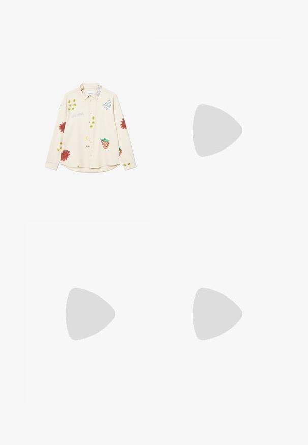 Les Deux KARL 2.0 - Button down-skjorte - multi-colour; Sorte bukser laget av glatt stoff, med rette ben, to frontfoldninger og standard liv med beltehemper.; Sorte skinnloafers med en glatt finish, og med en sydd design og en dekorativ metallkjedeakcent over foten. Flat hæl.; Skilpadde mønster solbriller med rektangulær ramme, brune gradient linser og slanke svarte stenger med diskrete logo detaljer.