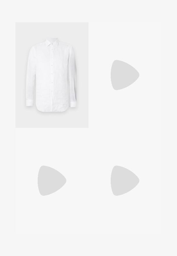 White linen long-sleeve shirt featuring a pointed collar, button front, and curved hem with a slightly textured surface.; Denim shorts in dark blue, wide-cut design with a belted waist featuring metallic grommets, finished with contrasting stitching and a side chain.; Stuart Weitzman CLUB CLASSIC PENNY LOAFER - Smart slip-ons - black; Black textile fanny pack with a curved shape, featuring a zippered main compartment and a front pocket, embossed brand label on the front.