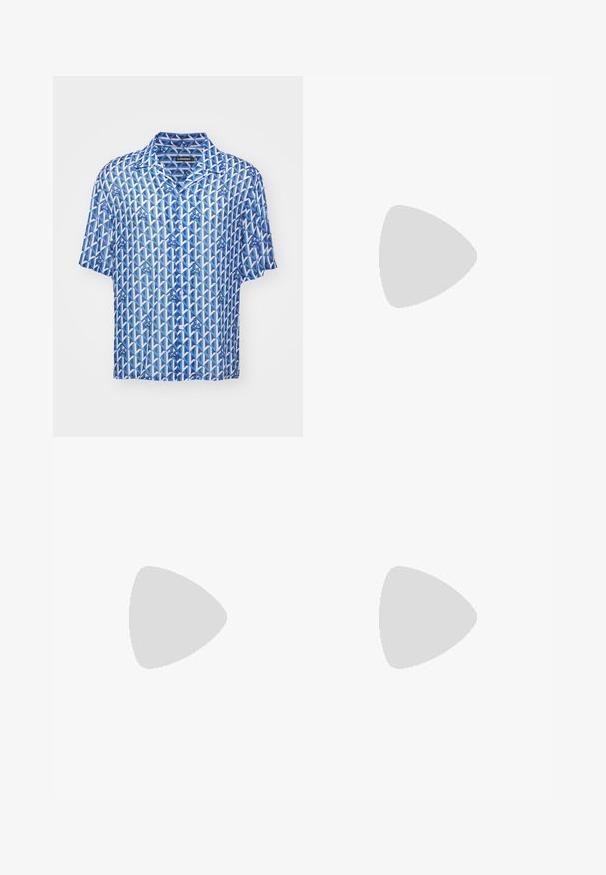 J.LINDEBERG DONSO AIRY ISLAND - Chemise - island; Filippa K TERRY CROPPED TROUSERS - Pantalon classique - sage melange; Baskets blanches avec des accents en daim, bout arrondi, lacets plats et semelle en caoutchouc crème. Présente une marque verte sur le talon.; Lunettes de soleil noires rondes avec verres sombres et branches en métal fines. Comprend des embouts transparents et des accents argentés au niveau de la charnière. Design minimaliste.