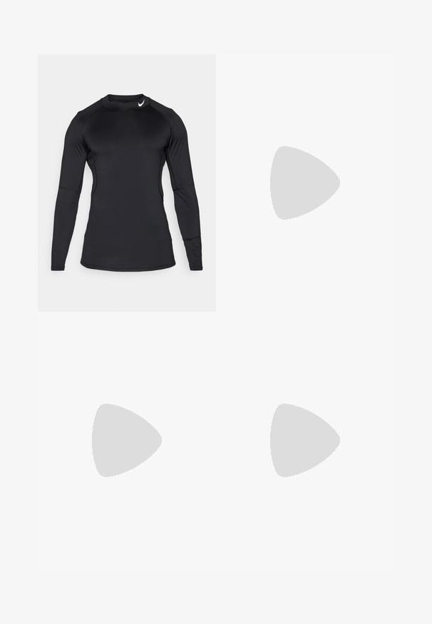 T-shirt de sport noir à manches longues, en tissu lisse et extensible, avec un col rond et un logo discret en haut à gauche.; Shorts gris clair en tissu doux, dotés d'une fermeture à bouton, de poches latérales et d'un design épuré et ajusté. La longueur atteint le milieu de la cuisse.; Bottine en cuir marron avec un bout carré, des accents de boucle et une épaisse semelle noire. Caractérisée par une fermeture éclair sur le côté et une surface texturée.; Lunettes de soleil en plastique noir avec verres verts, monture carrée, accent argenté sur le sourcil et branches texturées. Marque indiquée sur l'intérieur de la branche.