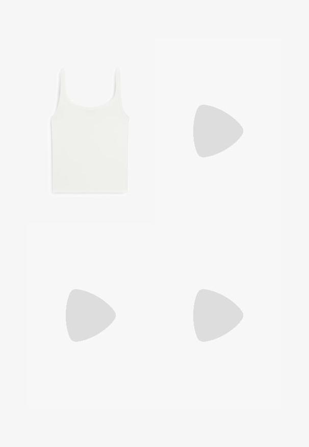 Débardeur blanc ajusté avec des bretelles épaisses, fabriqué en tissu lisse et extensible. Présente un col arrondi et un design simple et épuré.; Jupe midi noire avec une texture lisse, conçue avec une taille haute et une fente sur le côté, présentant une silhouette simple et sans ornements.; Escarpin slingback en cuir noir avec un bout pointu, un petit talon et une texture lisse. Doté d'une fine sangle réglable pour un ajustement sécurisé.; Lunettes de soleil en écaille de tortue avec une monture lisse et arrondie en forme de rectangle et des verres marron. Elles présentent des branches fines et courbées avec une finition brillante.; Tommy Hilfiger CASUAL SHOULDER BAG - Sac à main - coastal taupe