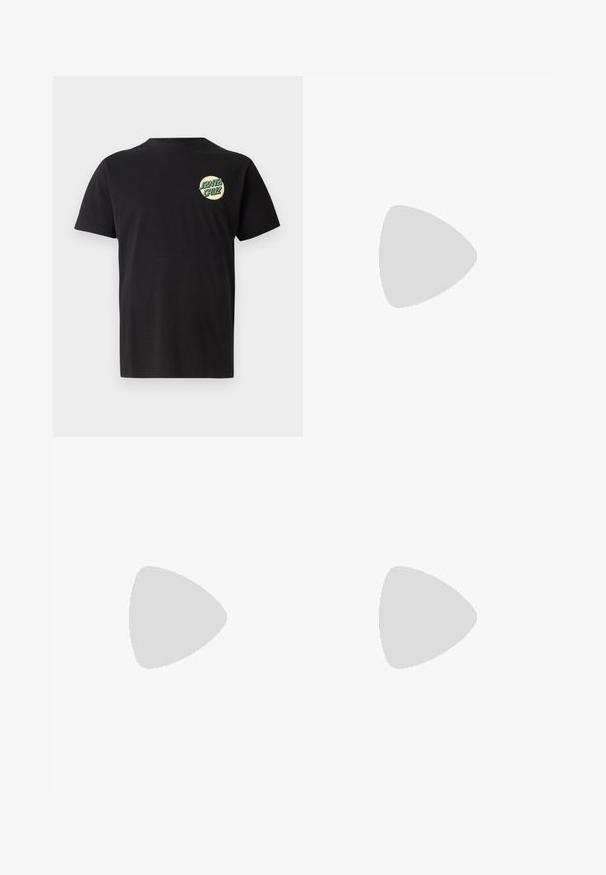 Santa Cruz SCREAMING ROSE FLASH UNISEX - Print T-shirt - black; Hummel GAMBA - Shorts - tofu; adidas Originals FORUM LOW CL UNISEX - Trainers - alumina/preloved green/cream white; Billabong PHANTOM UNISEX - Sunglasses - black