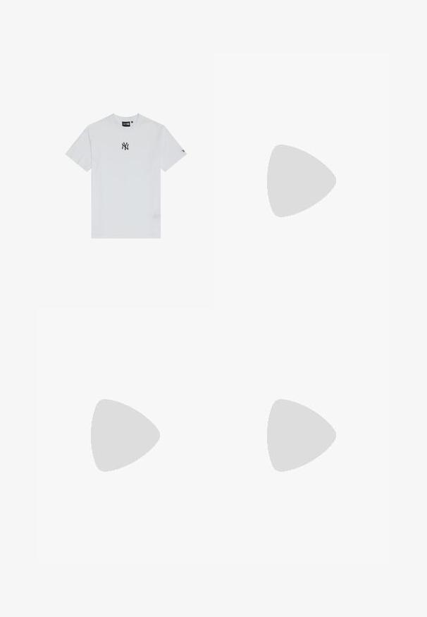 Witte katoenen t-shirt met een zwart logo op de borst, een ronde halslijn en korte mouwen. Eenvoudig ontwerp met minimale details.; Gestreepte donkerblauwe shorts van lichtgewicht stof, met een elastische tailleband met een trekkoord en verticale lichtblauwe strepen.; Bordeaux leren schoenen met bruine rubberen zolen, ronde neus, witte stiksels en gouden veterogen. Het interieur heeft een gele voering.; Digitale Casio-horloge met een zwart wijzerplaat, een zilveren roestvrijstalen band, rechthoekige kast en knoppen voor verlichting, ronde-reset en modusinstellingen.; Zilveren ketting met een simpele, rechthoekige kruis pendant, gepolijste afwerking en een gladde textuur.