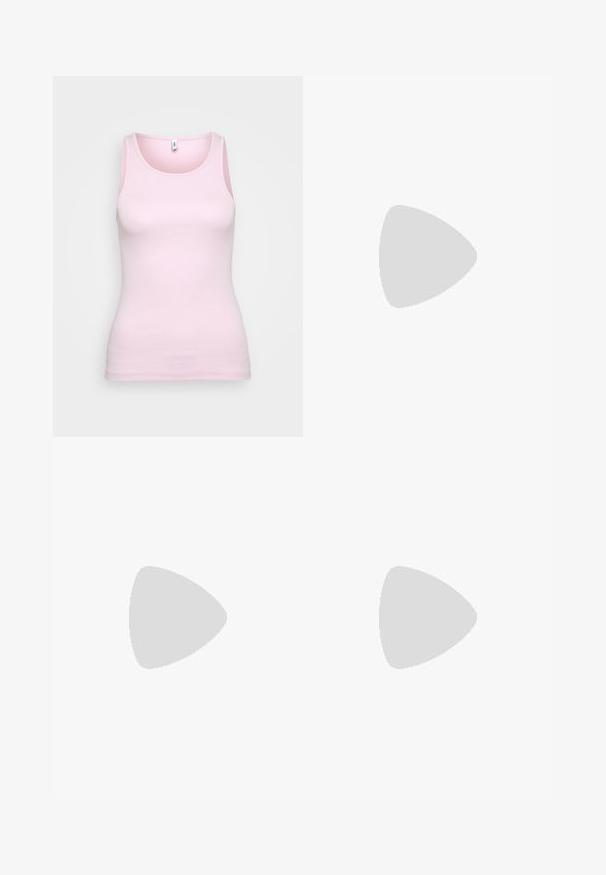 Ružový bavlnený top bez rukávov s rebrovanou textúrou a klasickým okrúhlym výstrihom. Slušný strih, priliehavý silueta a žiadne výrazné detaily.; Vero Moda Petite VMBRINA PANTS - Nohavice - black; Dr. Martens MAYBOLE CHELSEA - Členkové čižmy na platforme - black/cherry red; Strieborné kruhové náušnice so vzorom mašle, s hladkým povrchom a leštenou textúrou. Kompaktne, minimalistický štýl vhodný na rôzne príležitosti.