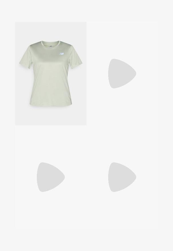 New Balance Sports T-shirt - garter snake; Light green athletic shorts with an elastic waistband, featuring a prominent white Nike swoosh logo on the lower right side.; Men's running shoe featuring a light mesh upper in cream and teal, a cushioned turquoise sole, and orange laces with reflective details.; Black Oakley wraparound sunglasses with dark rectangular lenses and curved arms on a plain white background.