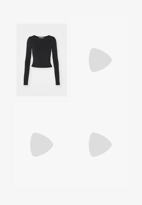 Noisy May NMBELLA OPEN BACK O NECK - Long sleeved top - black; Nike Sportswear PANT - Tracksuit bottoms - platinum violet; Nike Sportswear V2K RUN - Trainers - summit white/metallic silver/pure platinum/light iron ore/black/alabaster; Pieces PCDIONA HOOP EARRINGS 6 PACK - Earrings - silver-coloured