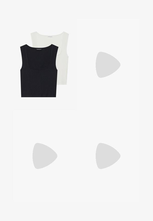 Even&Odd by Zalando 2 PACK - Top - black/egret; ONLY ONLCIKKA CULOTTE PANTS  - Trousers - pumice stone; Lauren Ralph Lauren LUIZE SUEDE LOAFER ESPADRILLE - Espadrilles - sage green; Elli STRUCTURED COIN  - Necklace - gold-coloured