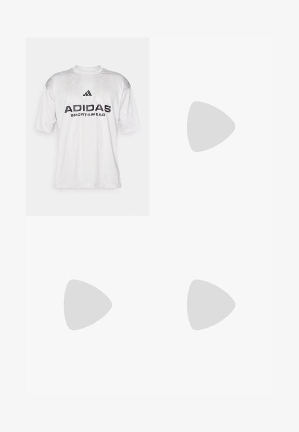 adidas Sportswear TIRO  szary; Czarne spodenki sportowe z elastycznym pasem, białymi akcentami i skośnym logo w formie trzech pasków po lewej stronie na dole. Teksturowana tkanina.; adidas Performance - Buty piłkarskie na twardą nawierzchnię; Czarna torba na ramię z materiału, o teksturowanej powierzchni, z białym logo, zielonymi akcentami, regulowanym paskiem oraz przednią kieszenią na zamek. Kompaktowy i trójkątny kształt.